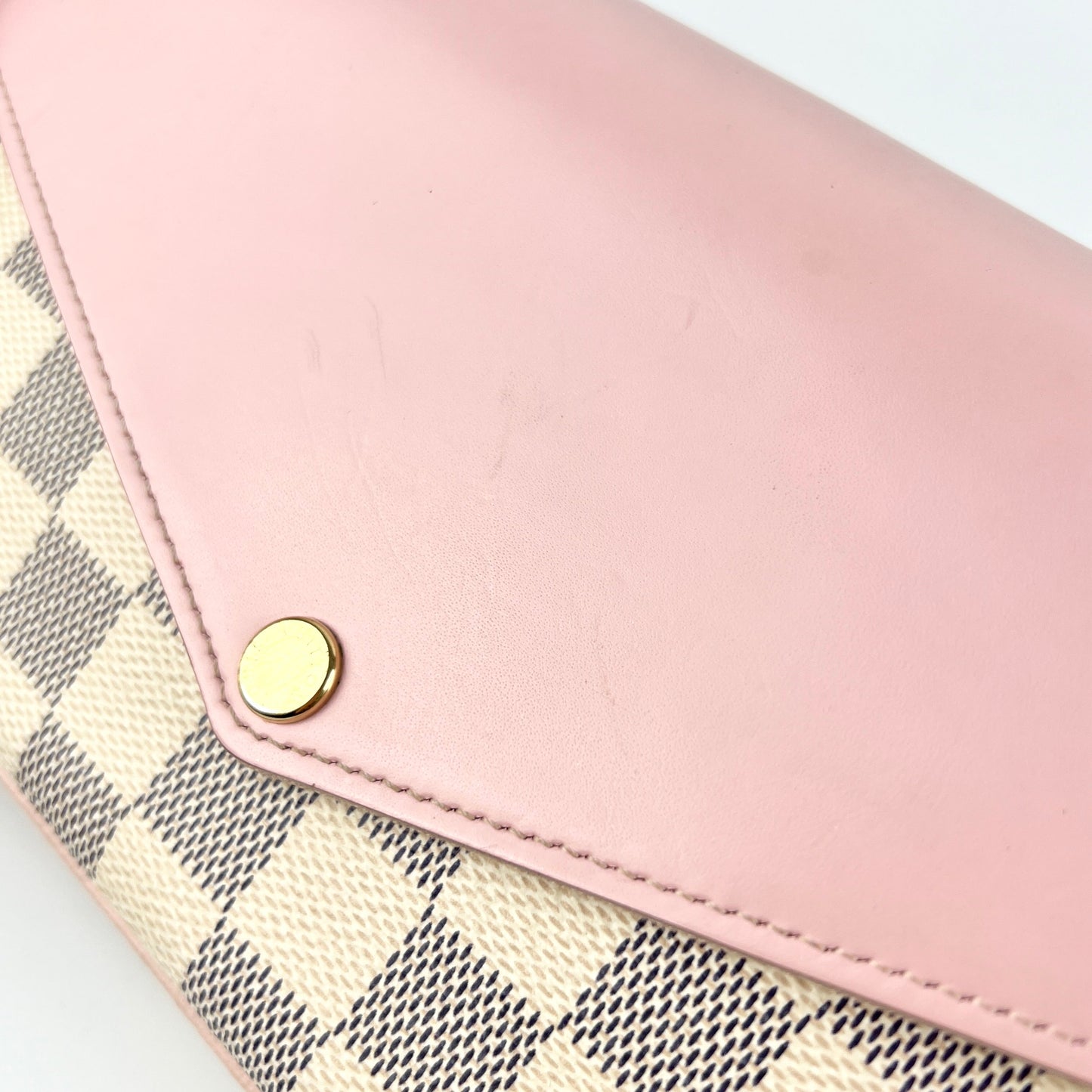 Louis Vuitton Felicie Pochette Damier Azur Pink