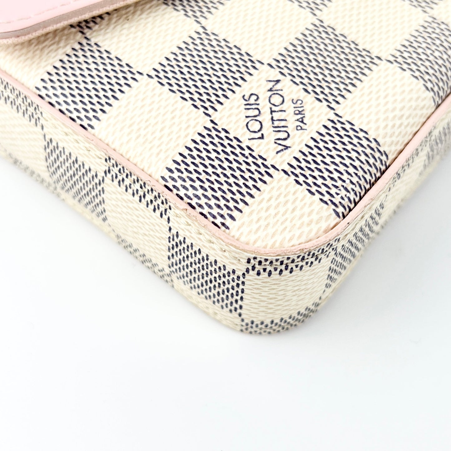 Louis Vuitton Felicie Pochette Damier Azur Pink