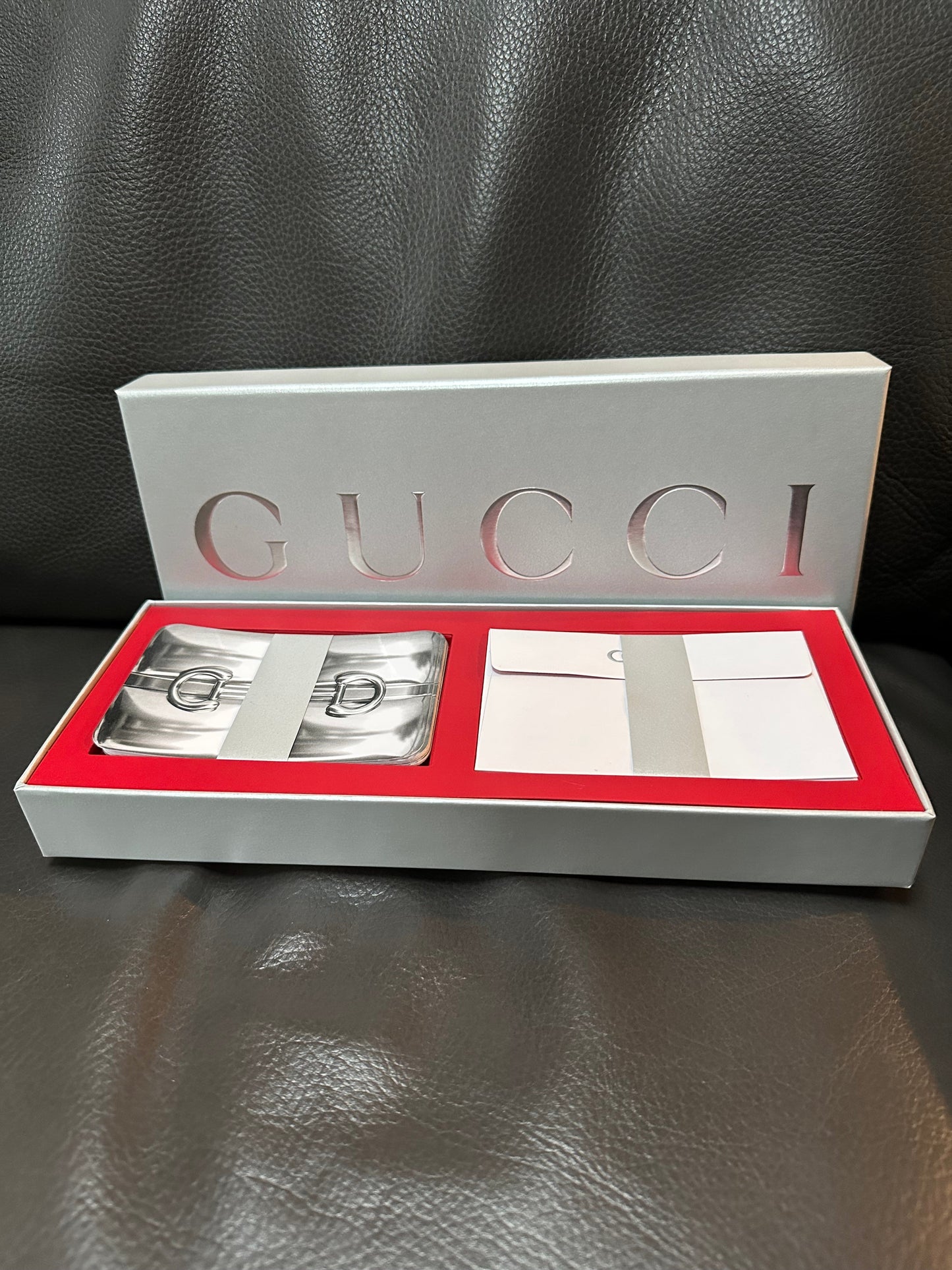 Gucci Special Edition Holiday Stationary Cards Gift 10 Cards/Envelopes
