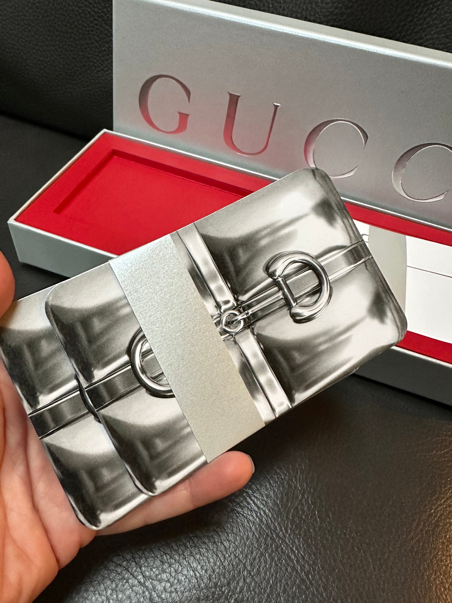 Gucci Special Edition Holiday Stationary Cards Gift 10 Cards/Envelopes