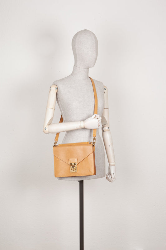 LOUIS VUITTON Biface Bag Epi Sable