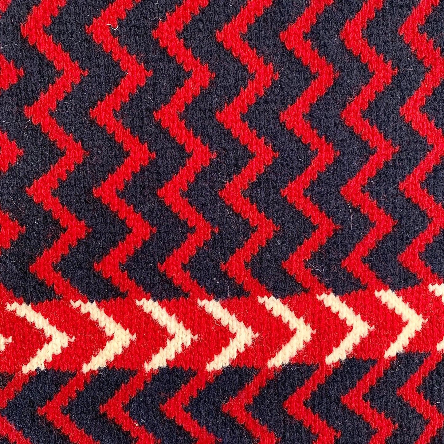 Gucci Zaggede Wool Beanie Hat in Red