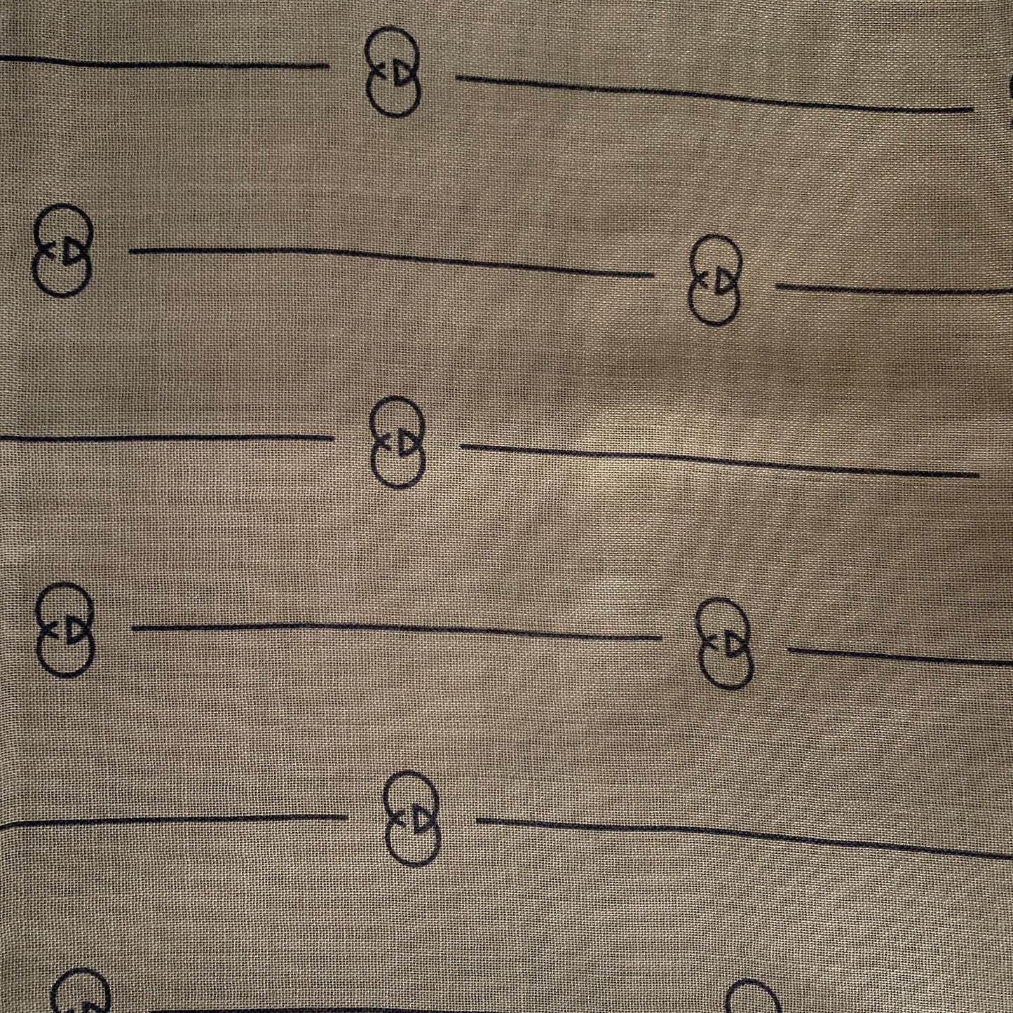 Gucci GG Thin Striped Scarf in Beige