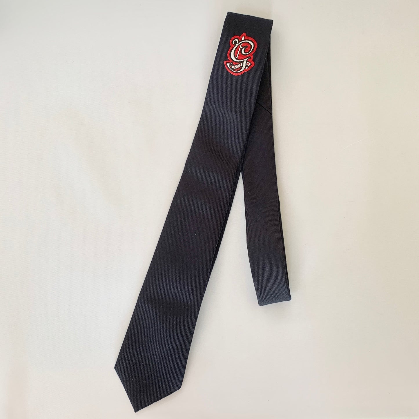 Gucci Lord Embroidered Tie in Black