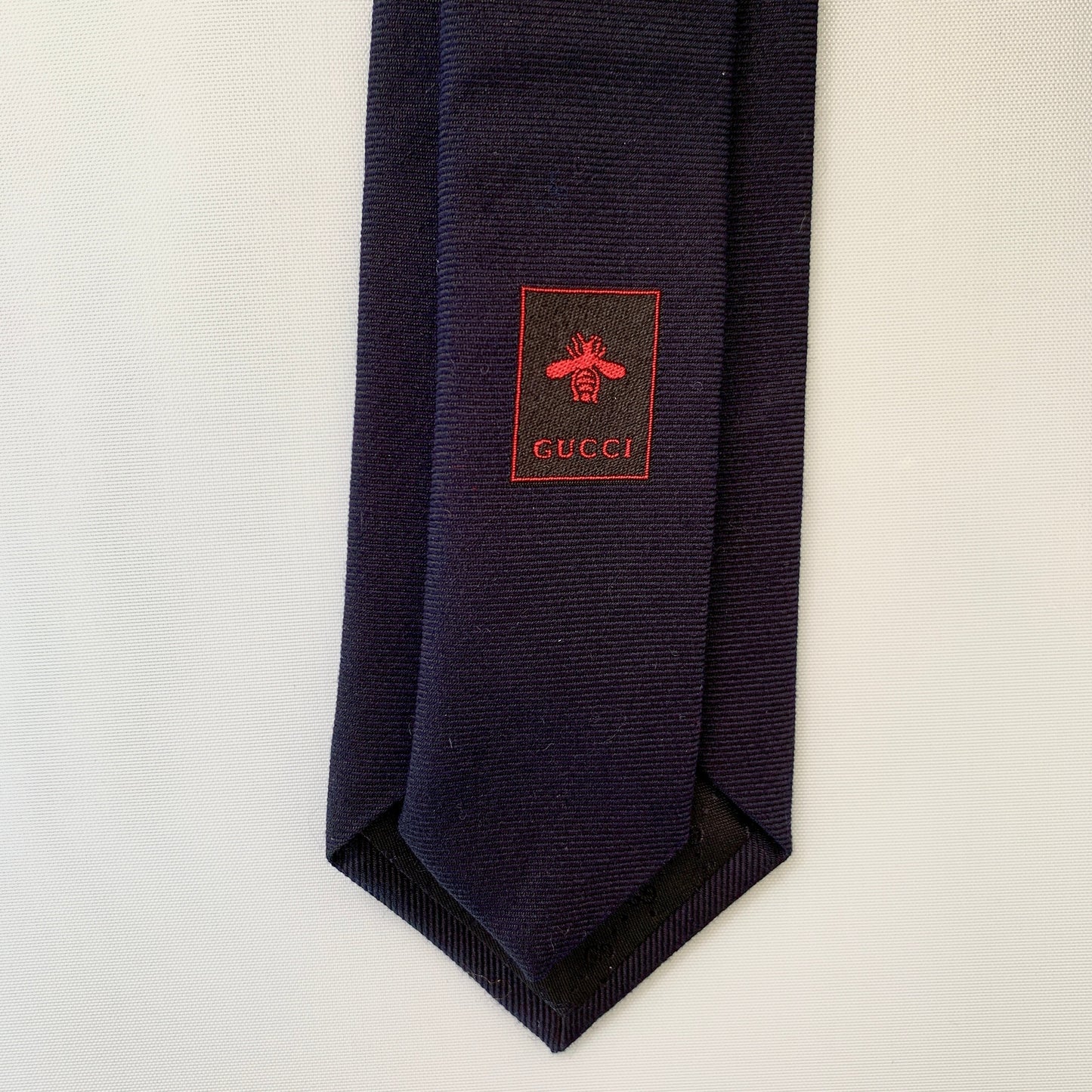 Gucci Lord Embroidered Tie in Black