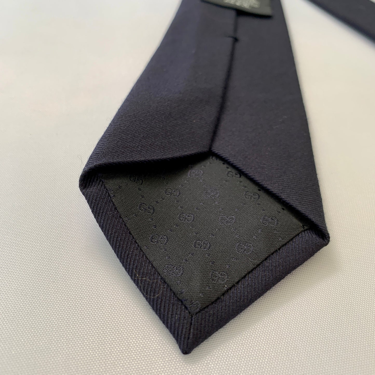 Gucci Lord Embroidered Tie in Black