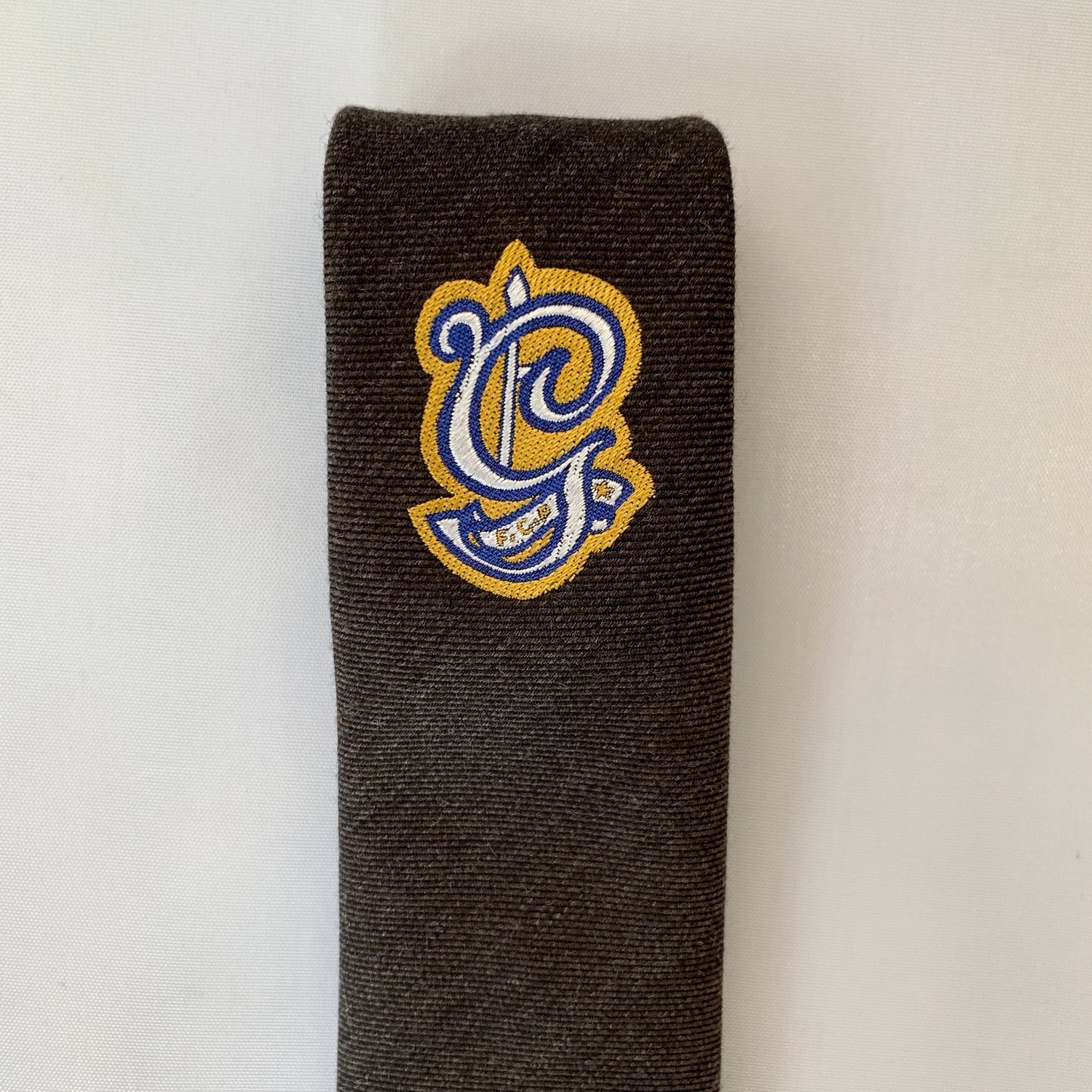 Gucci Lord Embroidered Tie in Graphite
