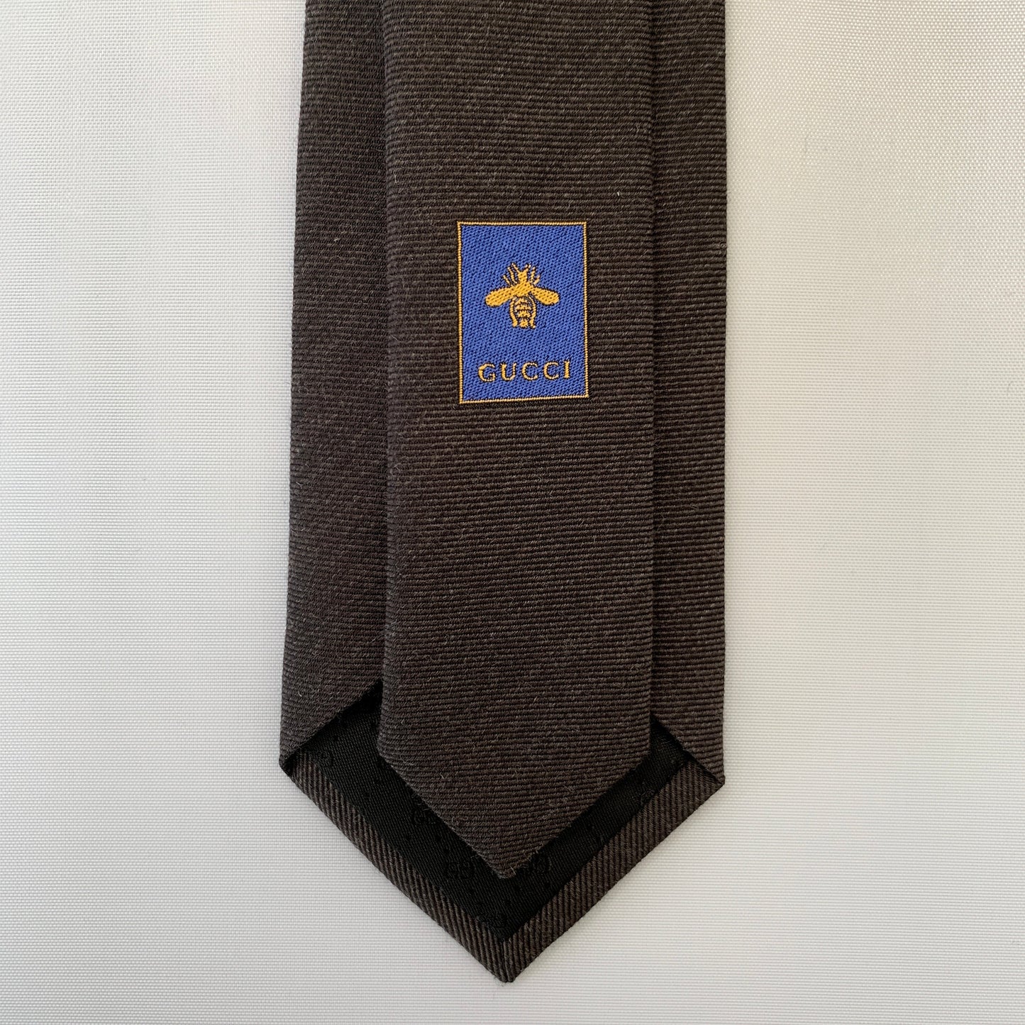 Gucci Lord Embroidered Tie in Graphite