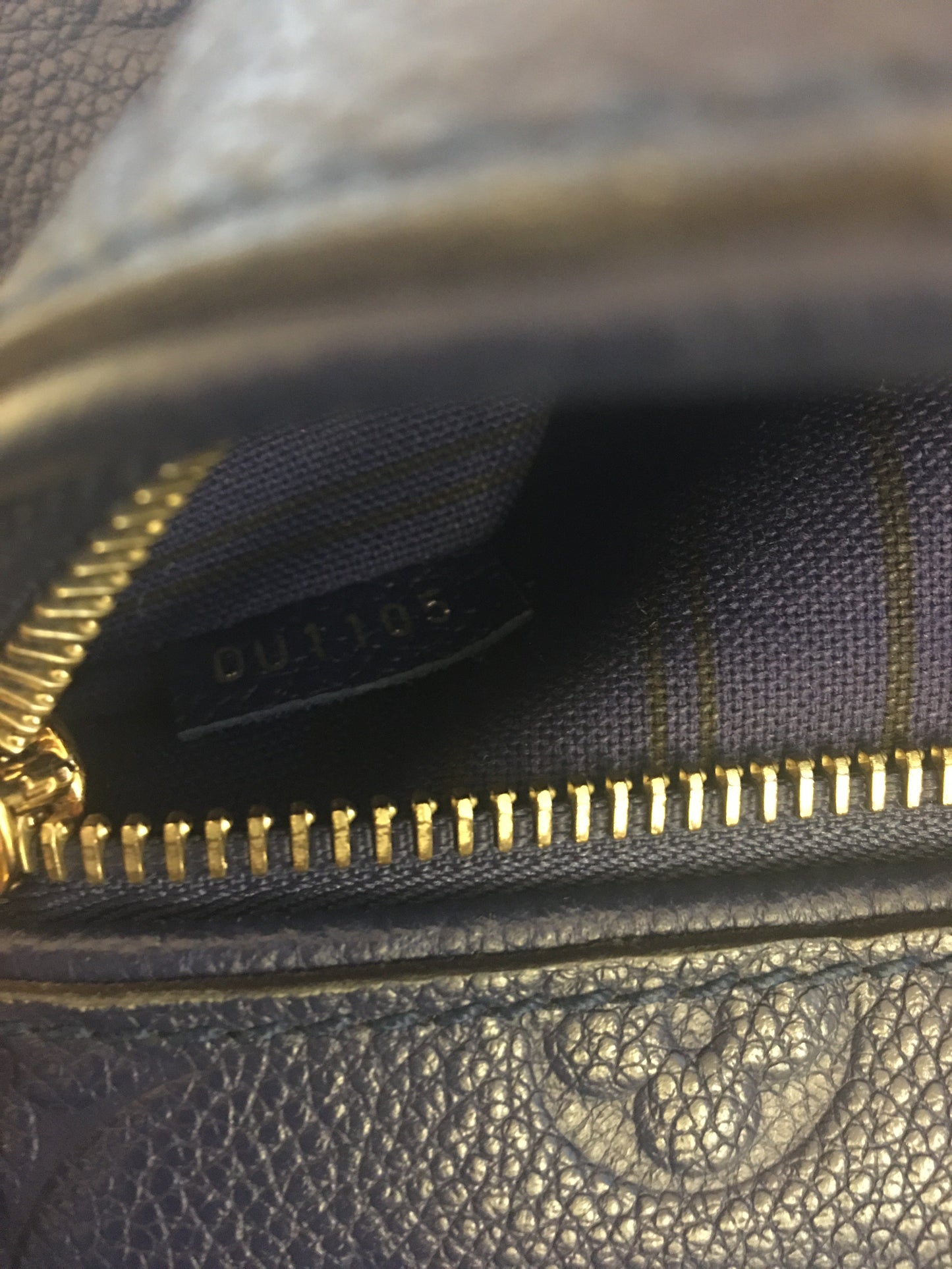 LOUIS VUITTON Bastille Shoulder Bag in Blue Leather