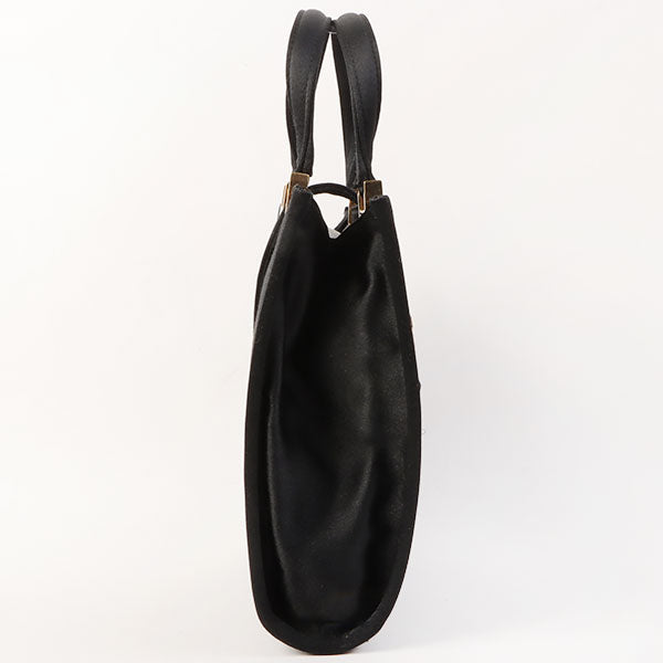 Gucci Satin Jackie Top Handle Bag Black