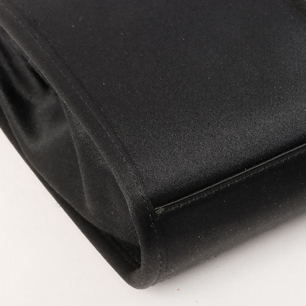 Gucci Satin Jackie Top Handle Bag Black
