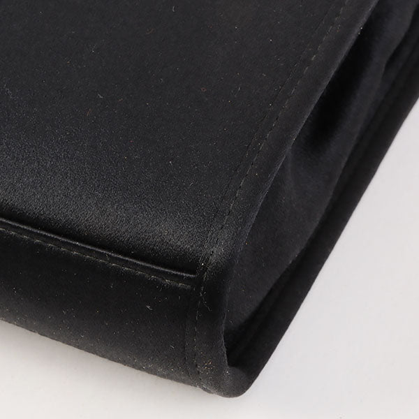 Gucci Satin Jackie Top Handle Bag Black