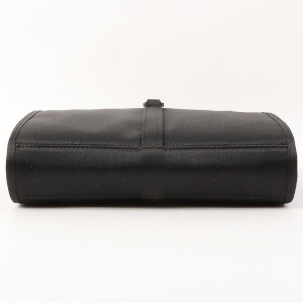 Gucci Satin Jackie Top Handle Bag Black