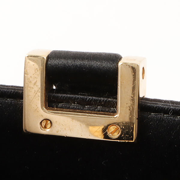 Gucci Satin Jackie Top Handle Bag Black