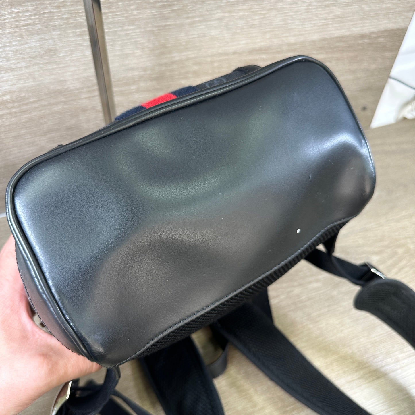 Gucci Ophidia Small Backpack Stripe - Black