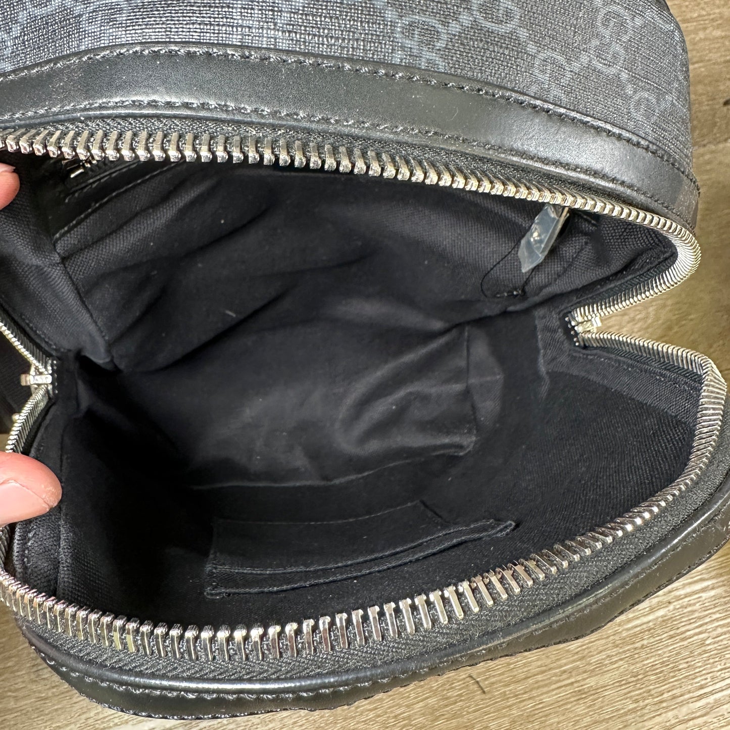Gucci Ophidia Small Backpack Stripe - Black