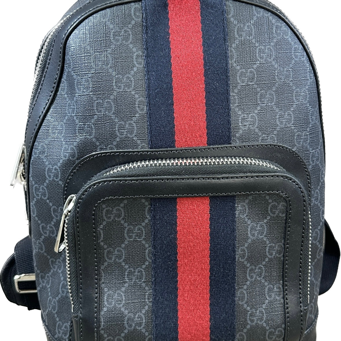 Gucci Ophidia Small Backpack Stripe - Black
