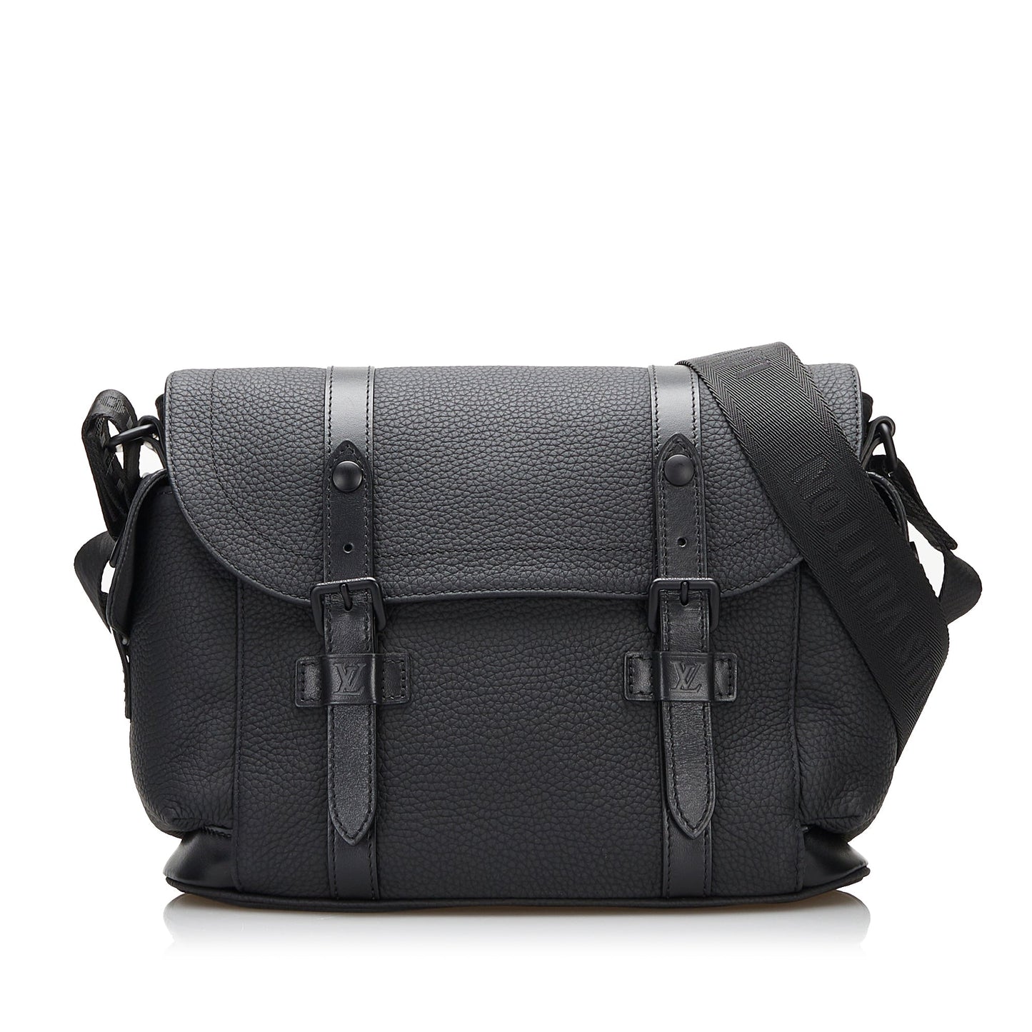 Louis Vuitton Christopher Messenger Bag Black Taurillon