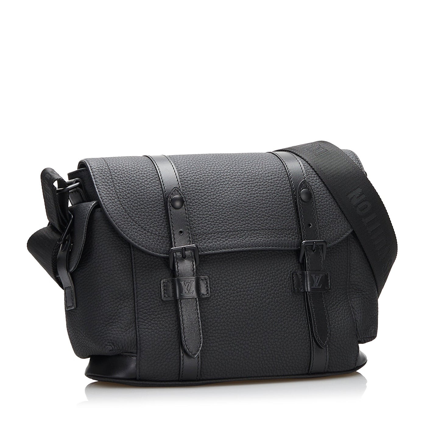 Louis Vuitton Christopher Messenger Bag Black Taurillon