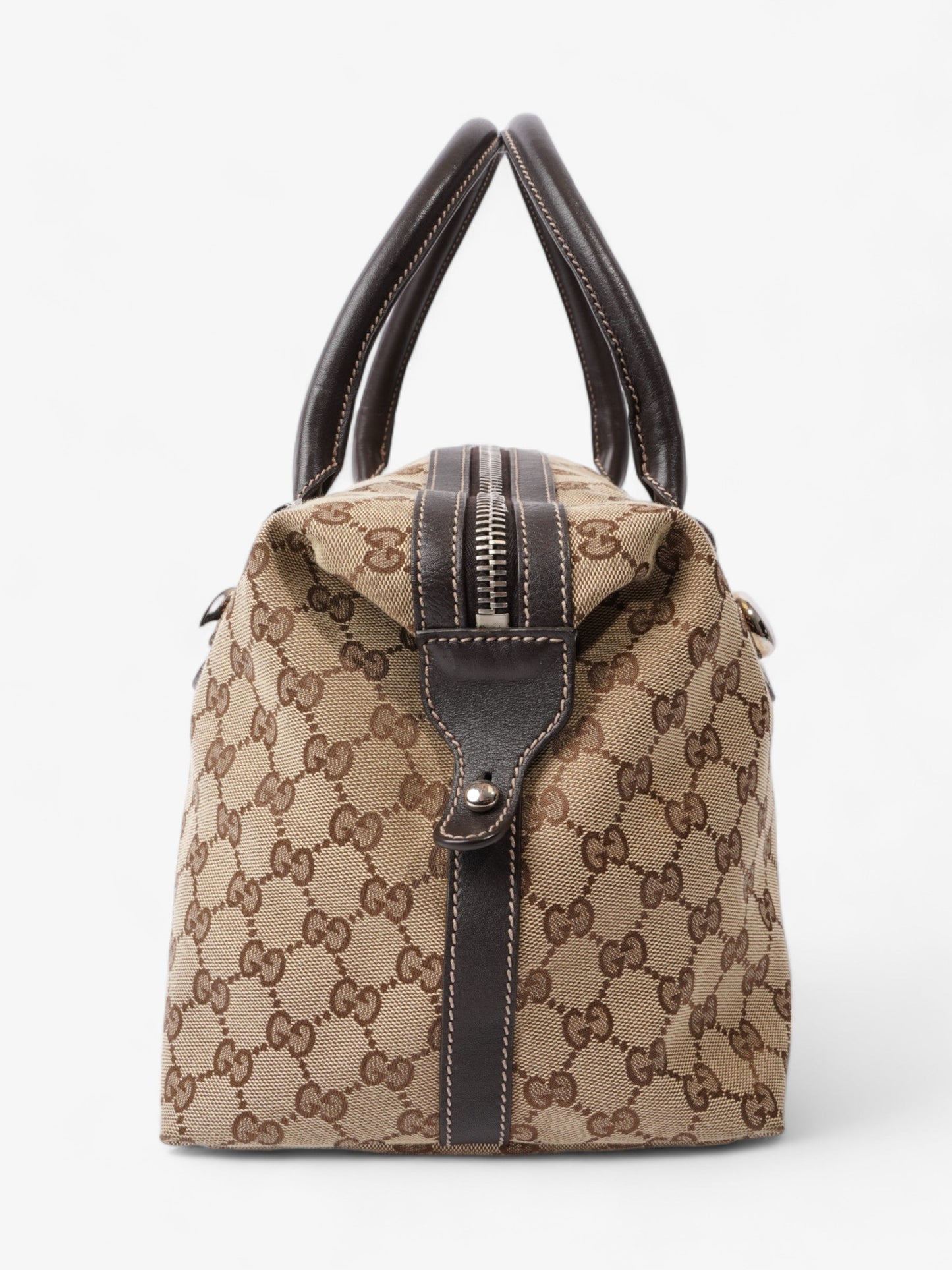 Gucci Match ball Boston Beige And Ebony GG Supreme Canvas