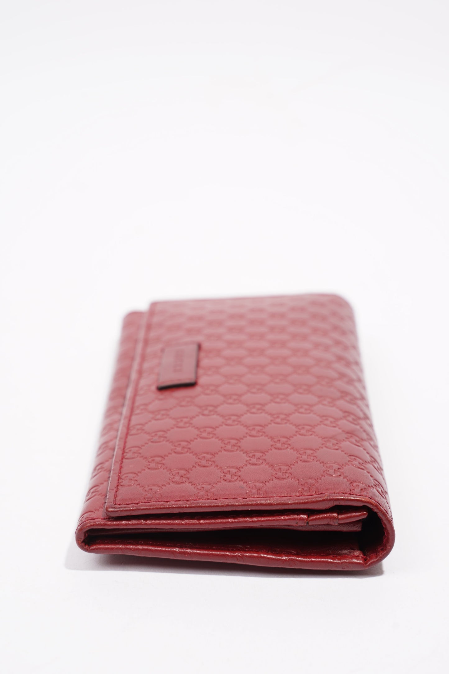 Gucci Microguccissima Continental Red / Burgandy Leather
