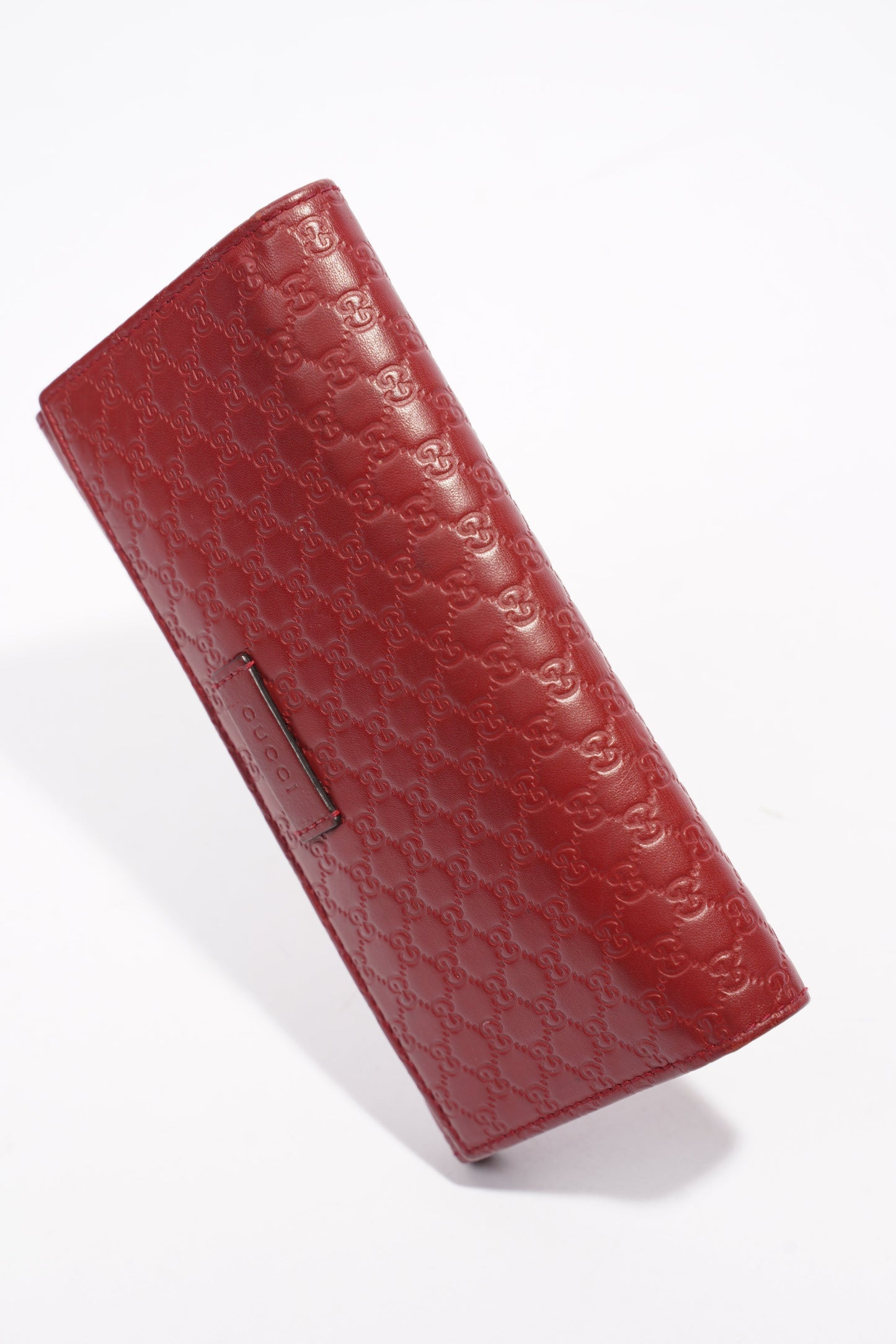 Gucci Microguccissima Continental Red / Burgandy Leather