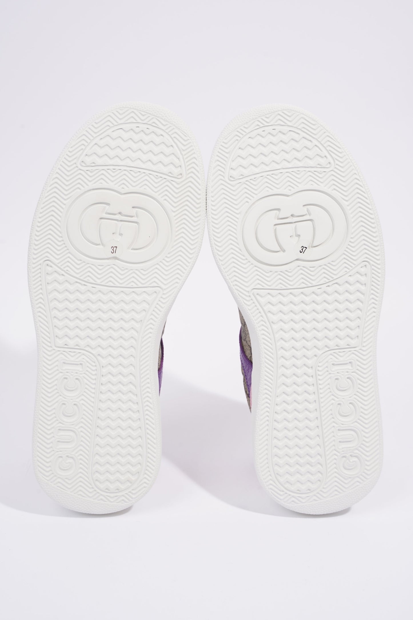 Gucci GG Supreme Monogram Pink / Beige Monogram / Purple Canvas EU 37 UK 4