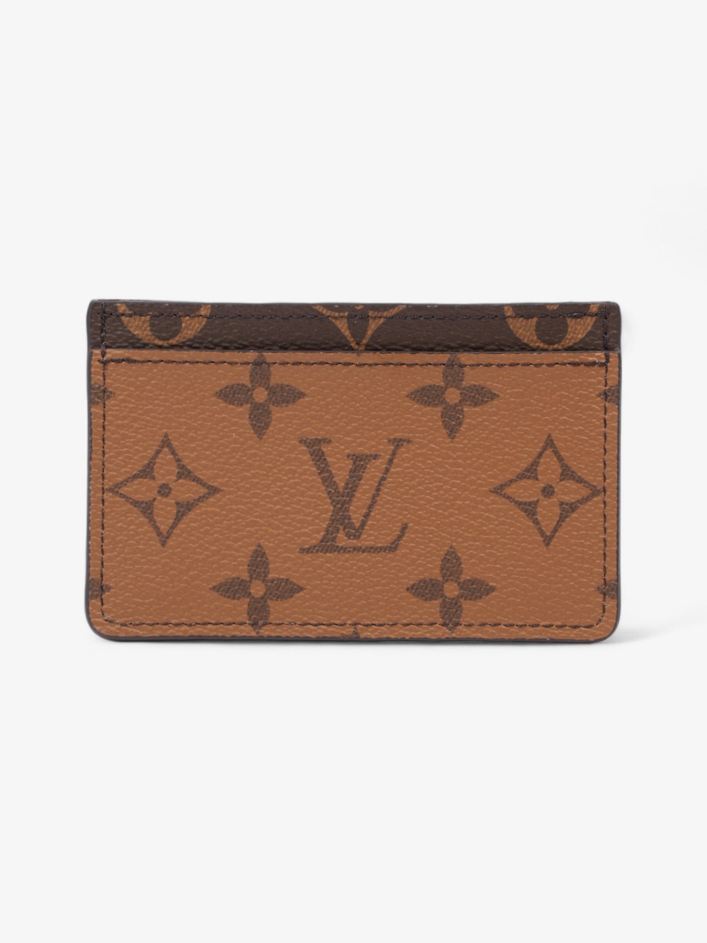 Louis Vuitton Card Holder Reverse Monogram Coated Canvas