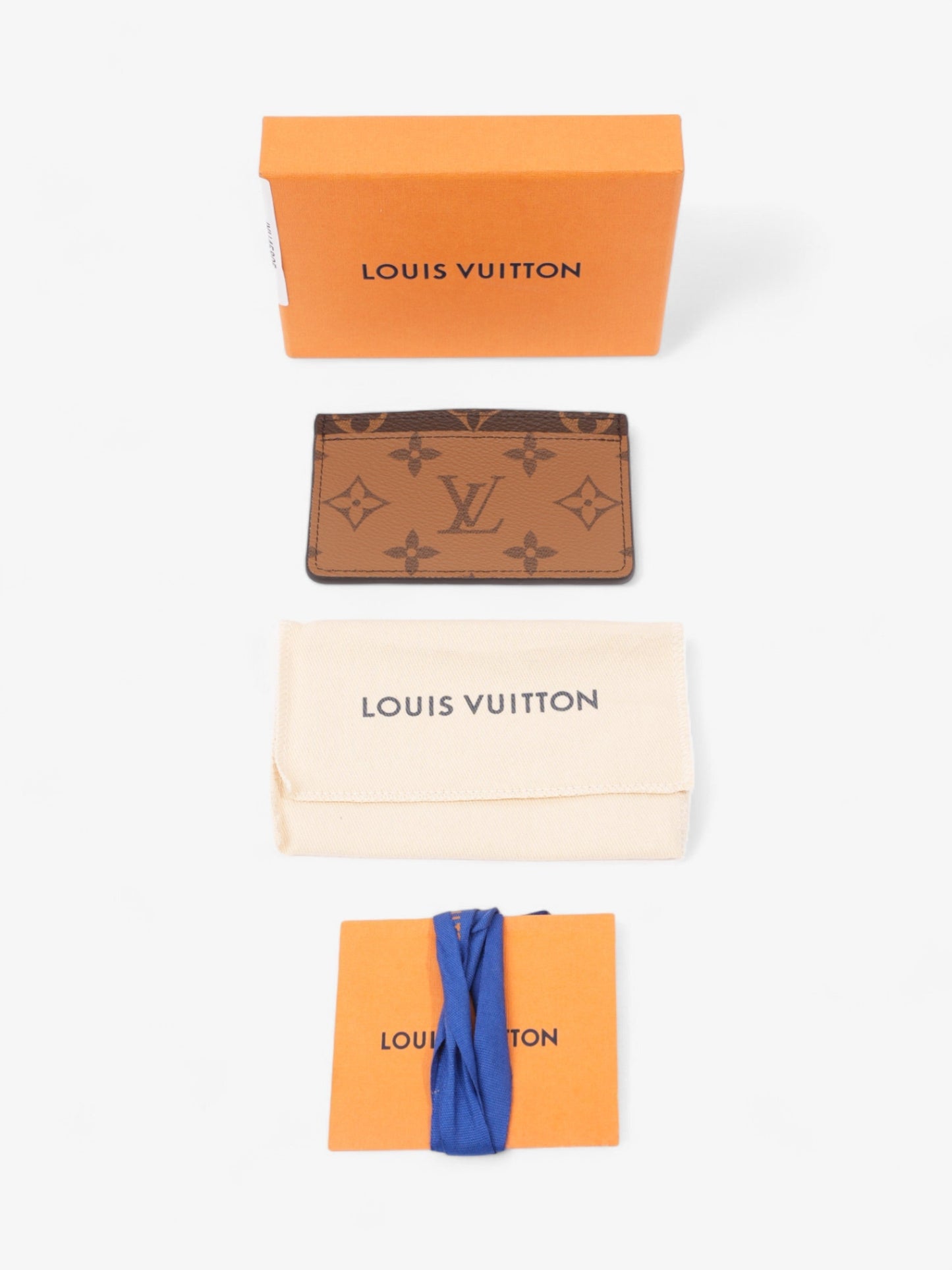 Louis Vuitton Card Holder Reverse Monogram Coated Canvas