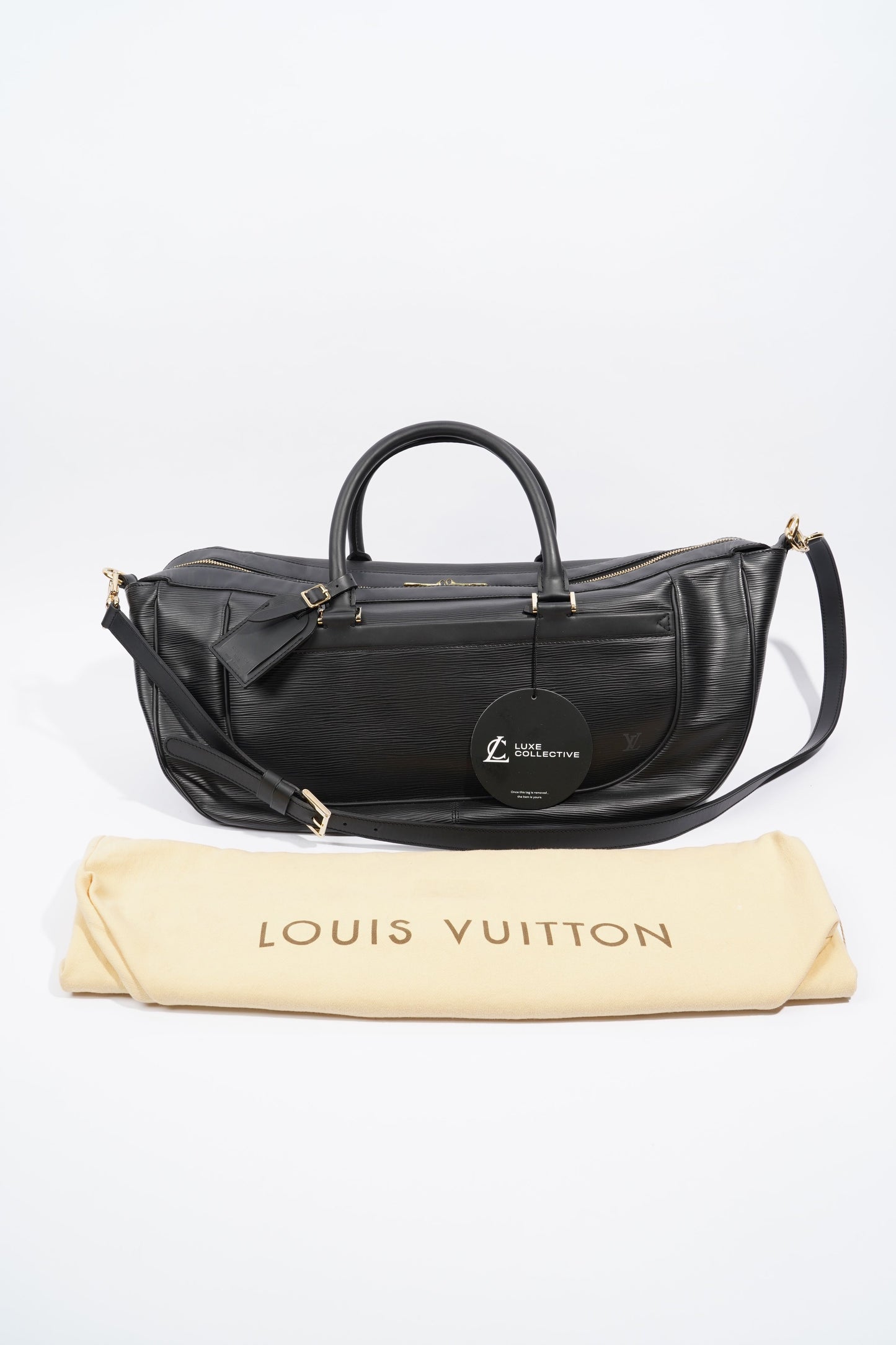 Louis Vuitton Dhanura MM Black Epi Leather