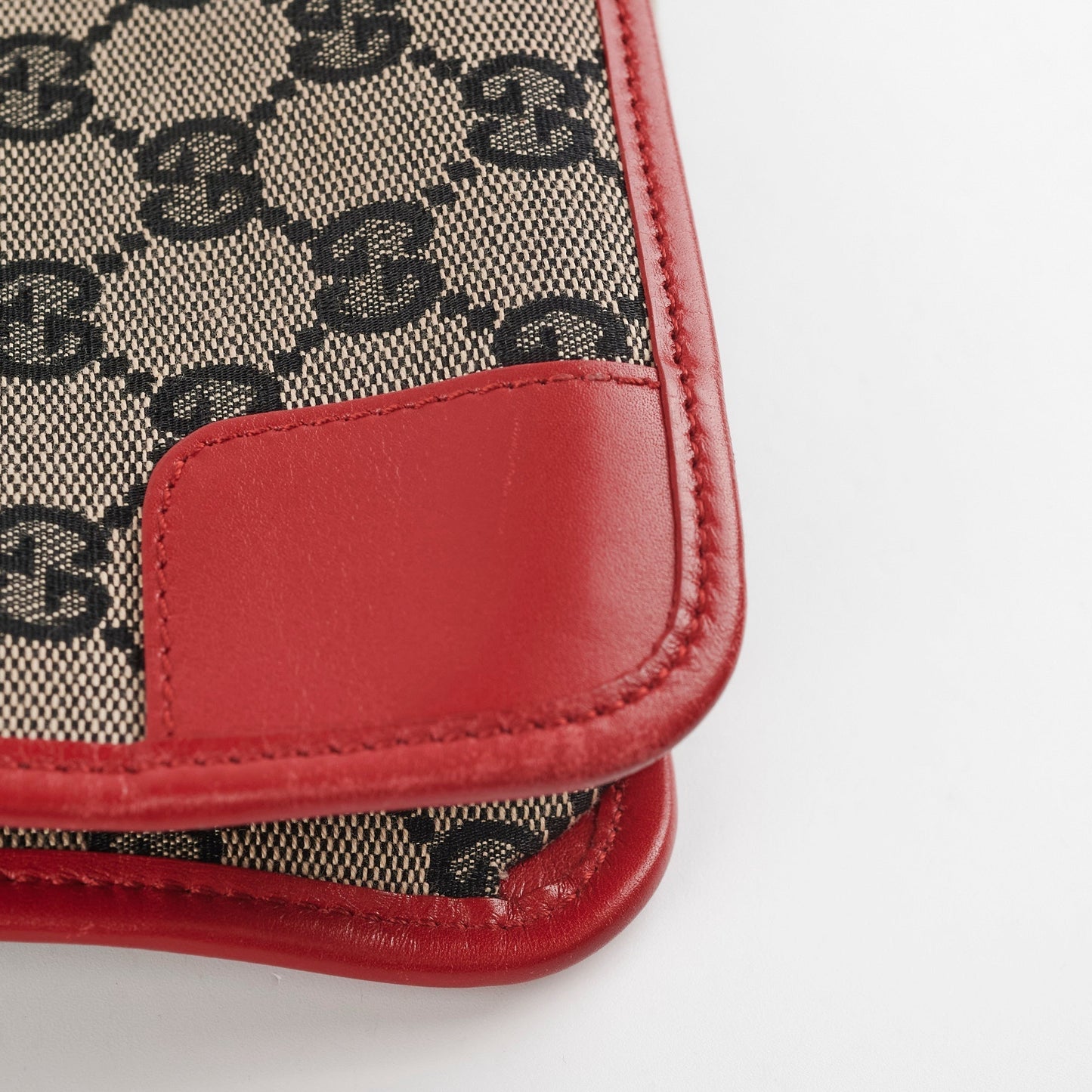 Gucci Monogram Red Shoulder Bag