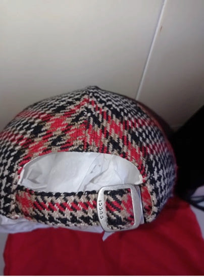 Gucci Tweed Baseball Hat