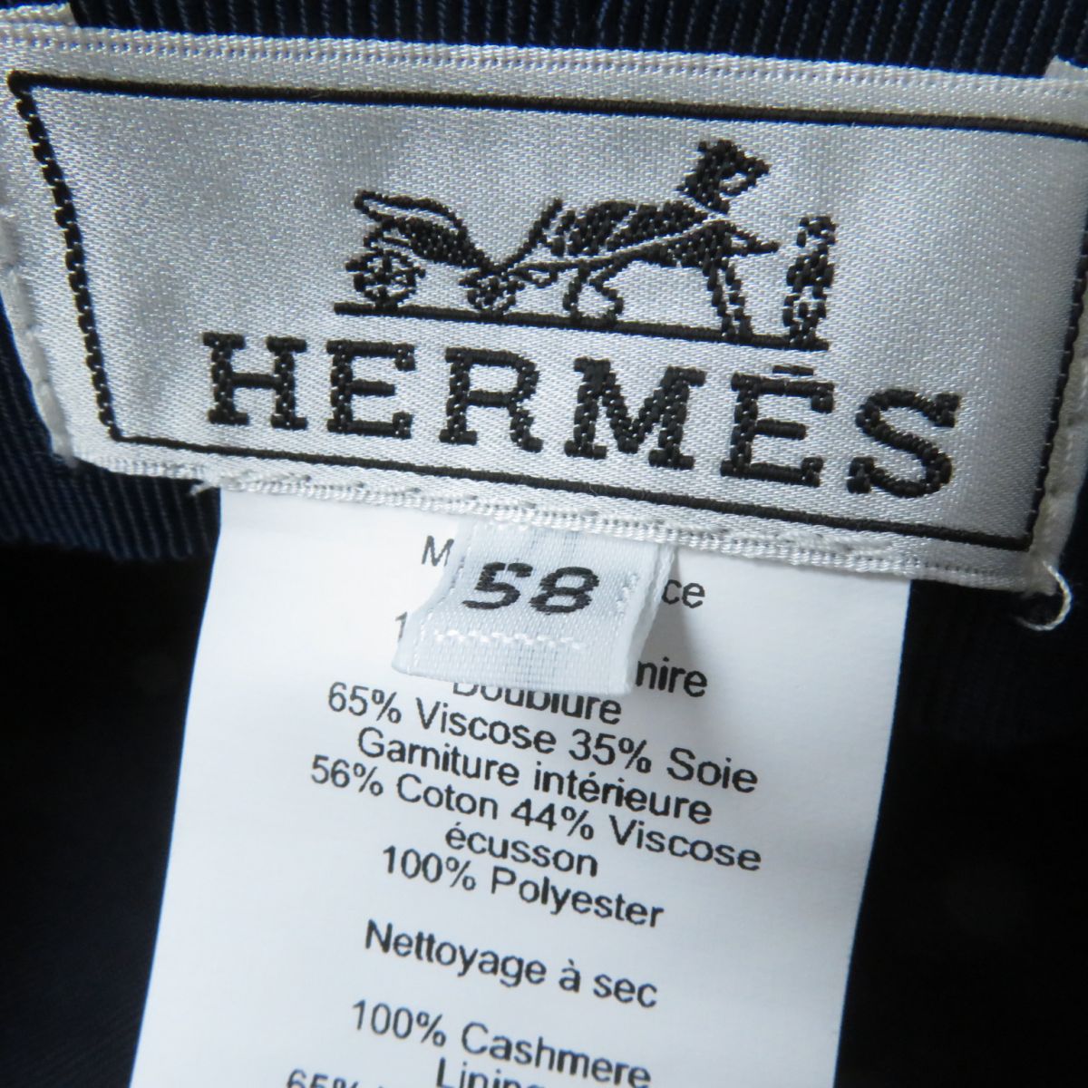 HERMES Casquette - (See photo) gray Women Used