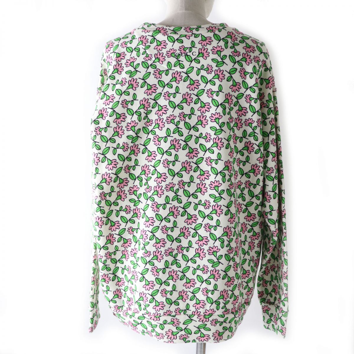 GUCCI sweat Main: 100% cotton, Part: 100% polyester White type Women M Used