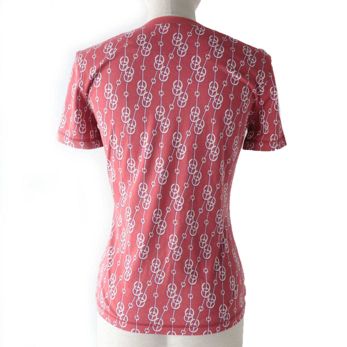 HERMES Cut cotton Red type 36