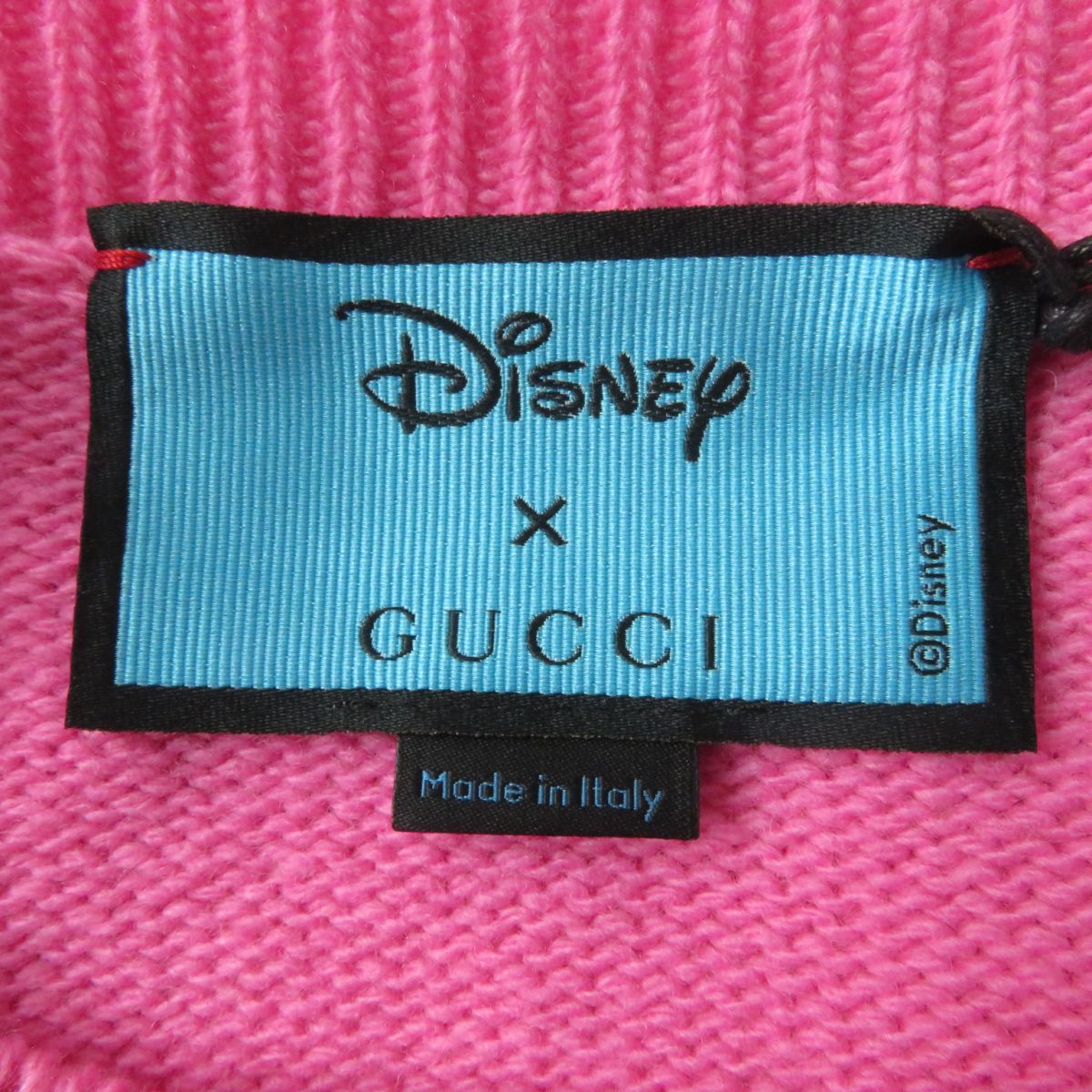 GUCCI knit Outer: 100% wool, part: 37% cotton, part: 37% rayon, part: 26% polyester pink Women S Used
