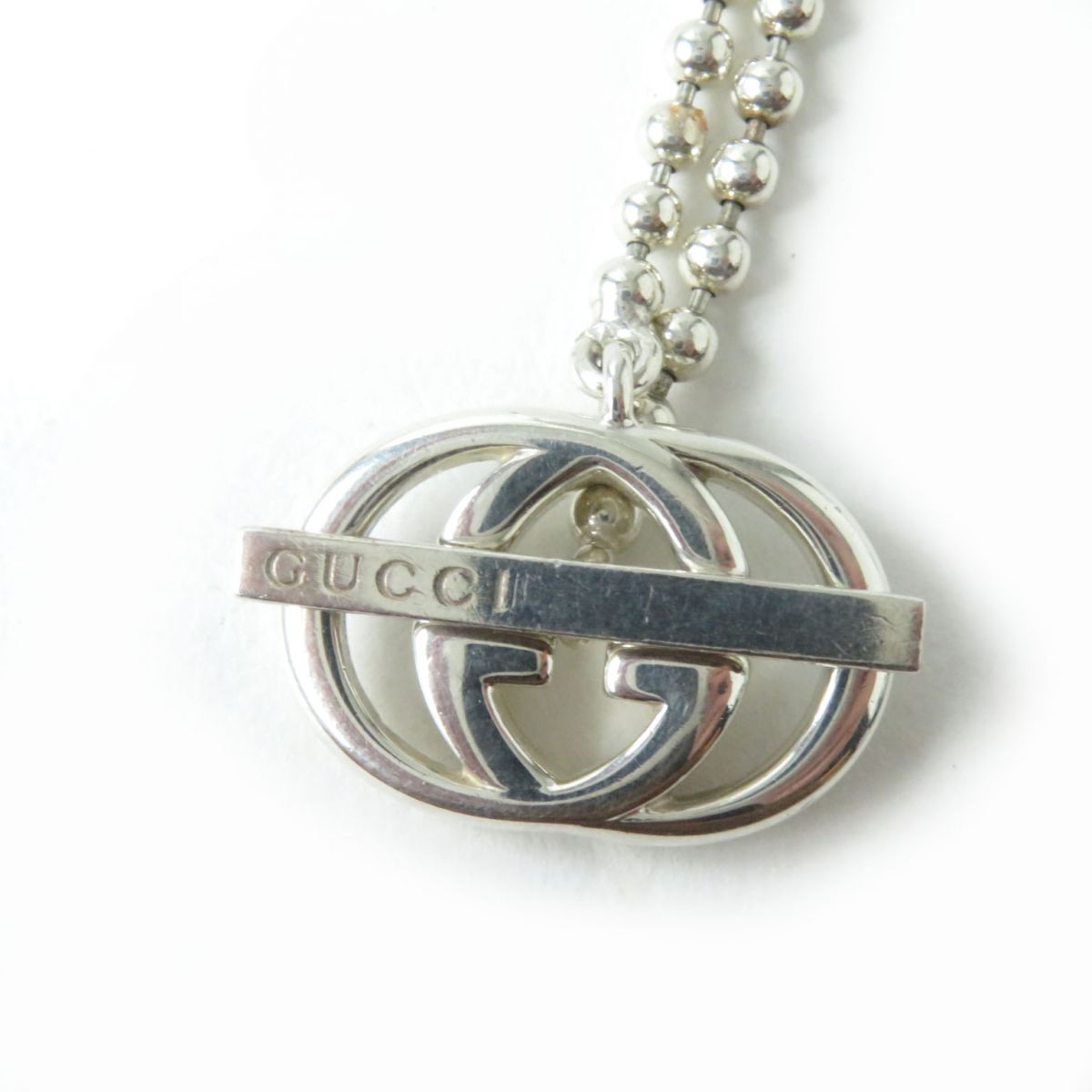 GUCCI Necklace 216435 Main�FAG925 Silver Women Used
