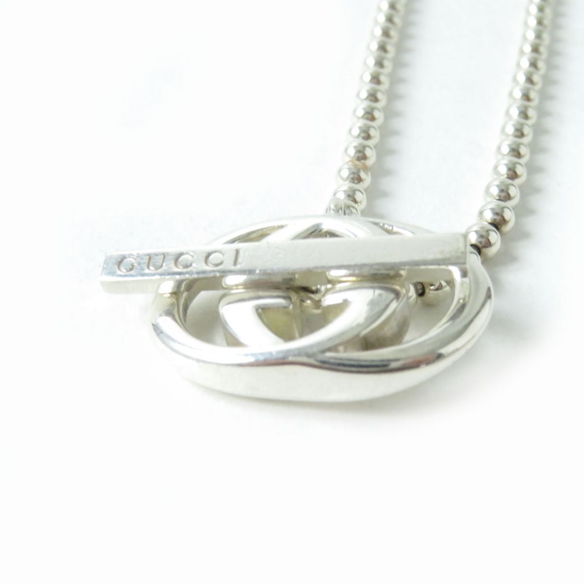 GUCCI Necklace 216435 Main�FAG925 Silver Women Used
