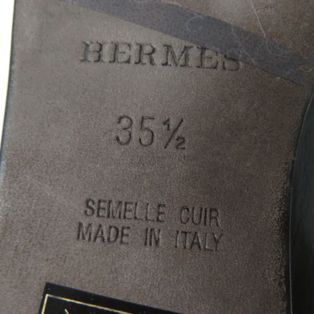 HERMES sneakers Main: Leather black Women 35.5 Used