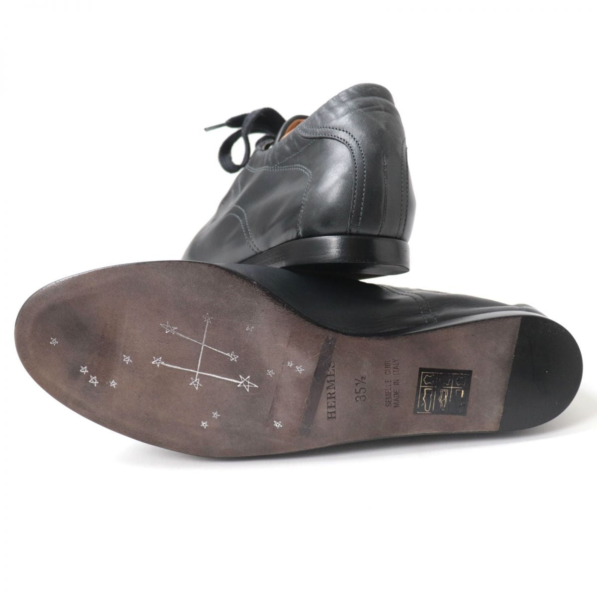 HERMES sneakers Main: Leather black Women 35.5 Used