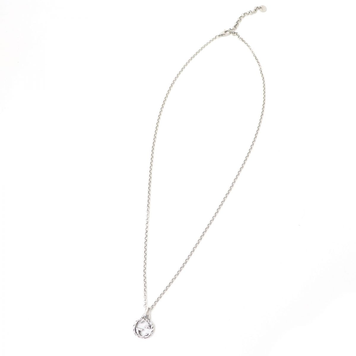 GUCCI Necklace Main�FAG925 Silver Women Used