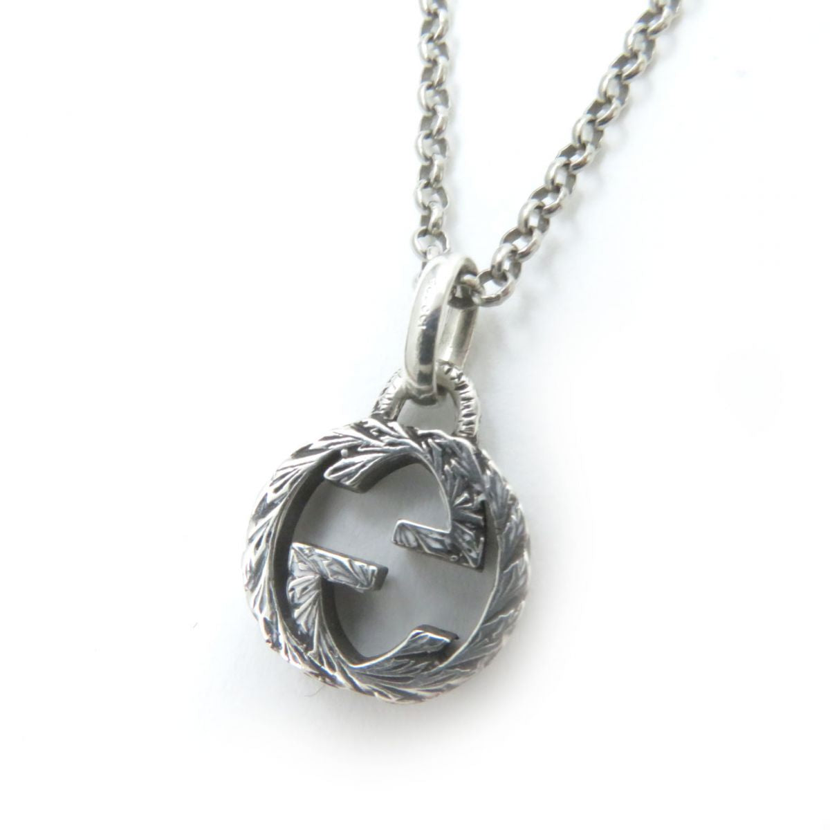 GUCCI Necklace Main�FAG925 Silver Women Used