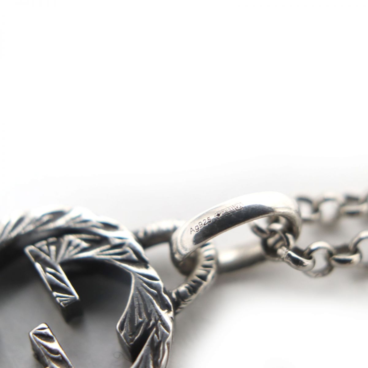 GUCCI Necklace Main�FAG925 Silver Women Used