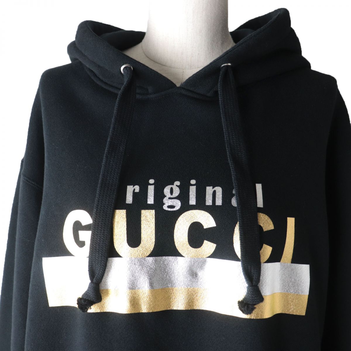 GUCCI one piece Main: 100% cotton black Women S Used