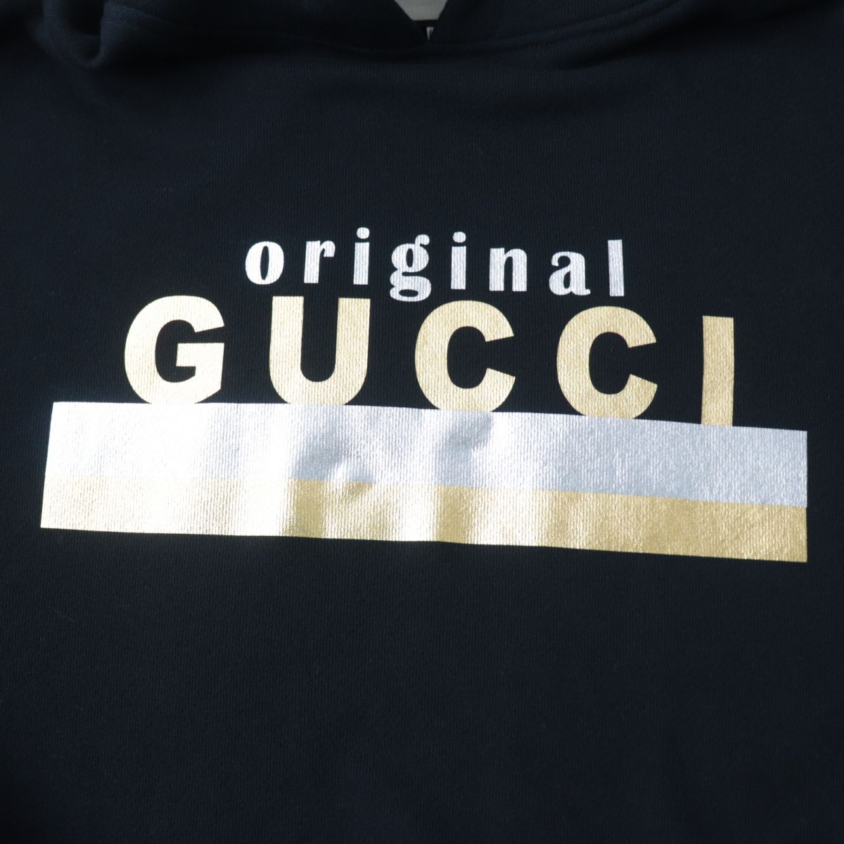 GUCCI one piece Main: 100% cotton black Women S Used