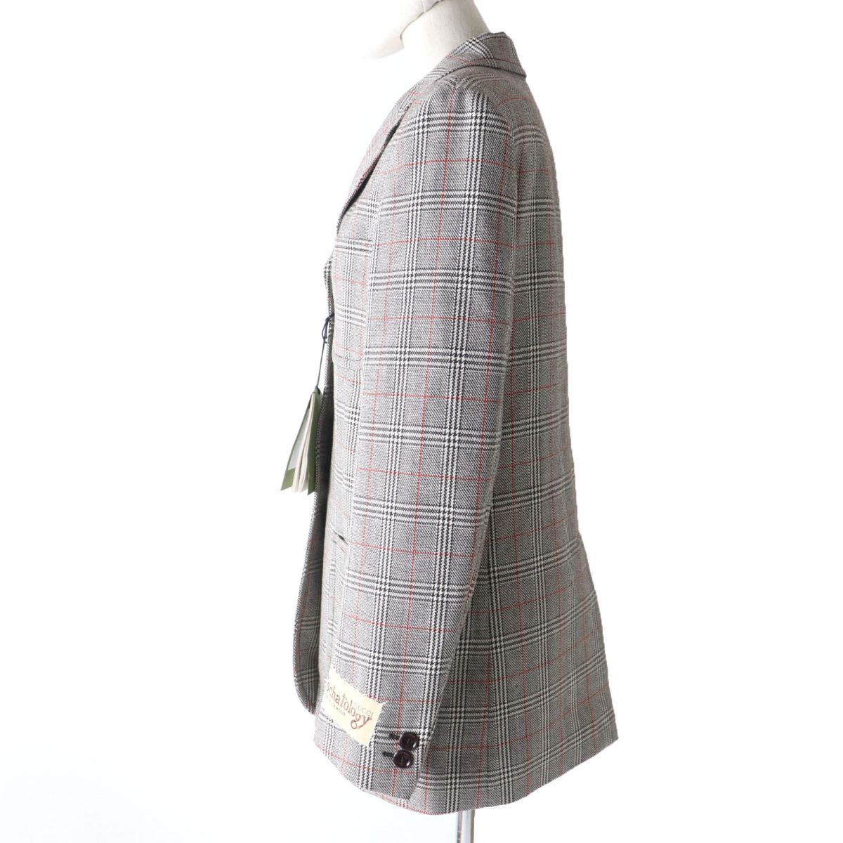 GUCCI tailored jacket 652006 Main: 100% wool, Lining: 100% rayon Gray type Women 40 Used