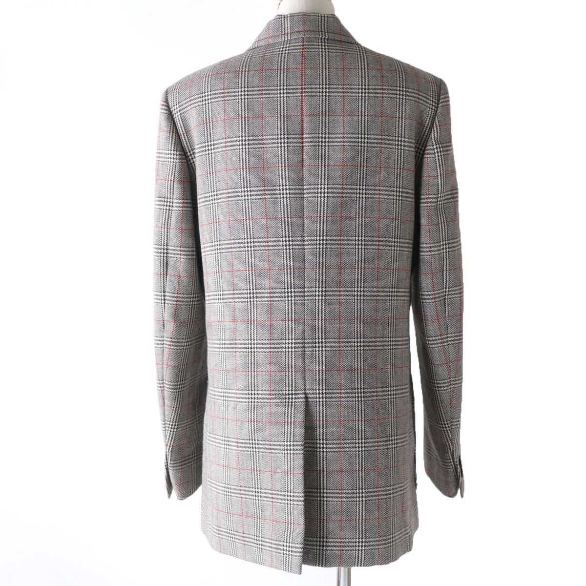 GUCCI tailored jacket 652006 Main: 100% wool, Lining: 100% rayon Gray type Women 40 Used