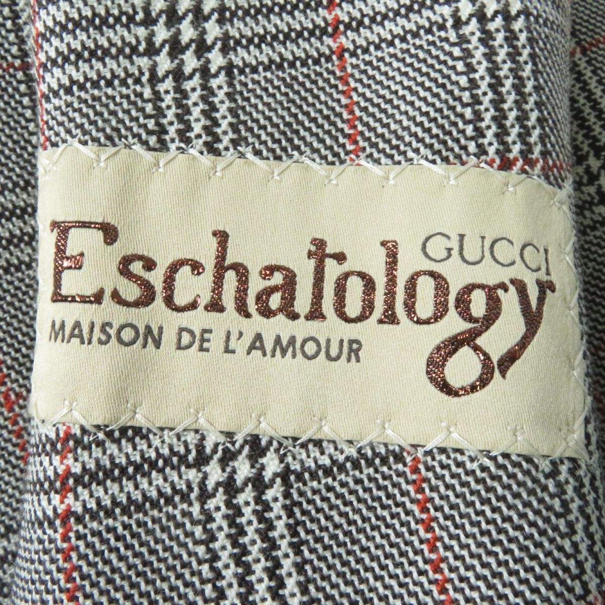 GUCCI tailored jacket 652006 Main: 100% wool, Lining: 100% rayon Gray type Women 40 Used