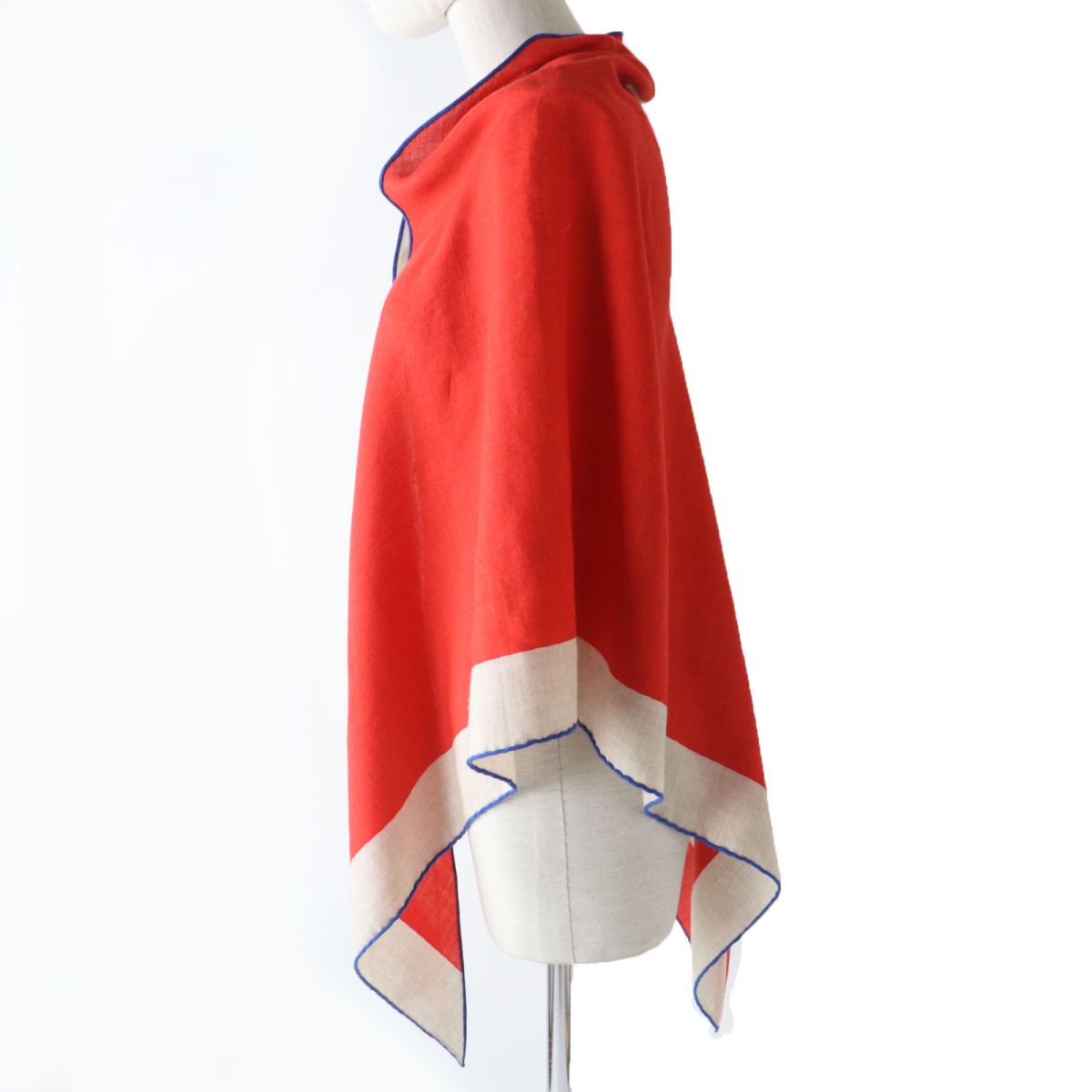 HERMES scarf cashmere multicolor