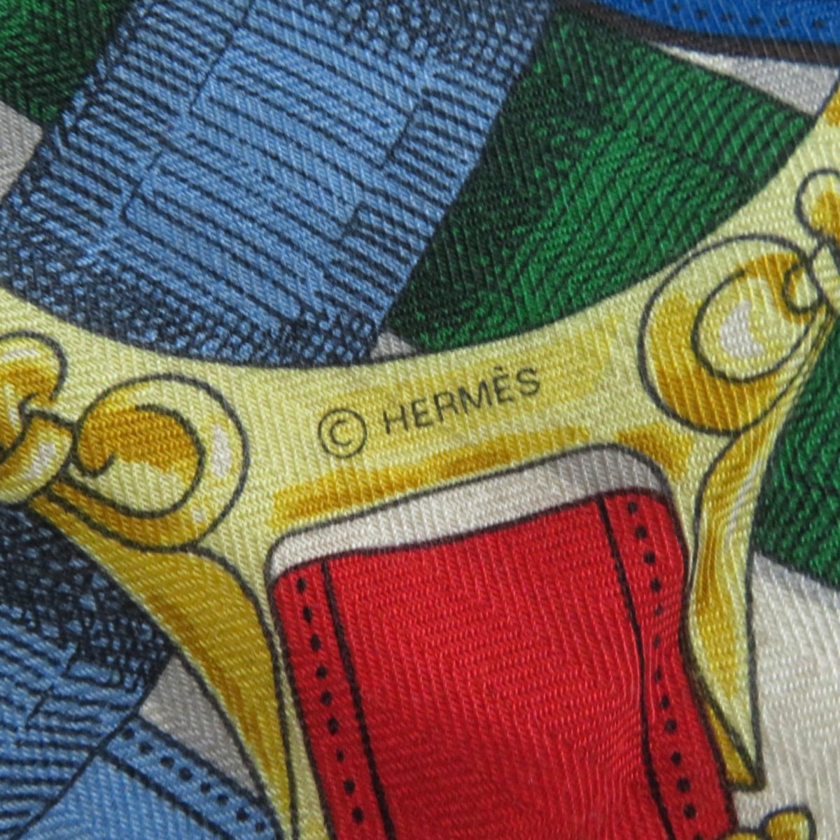 HERMES shawl Main: 70% cashmere, Main: 30% silk multicolor Women Used